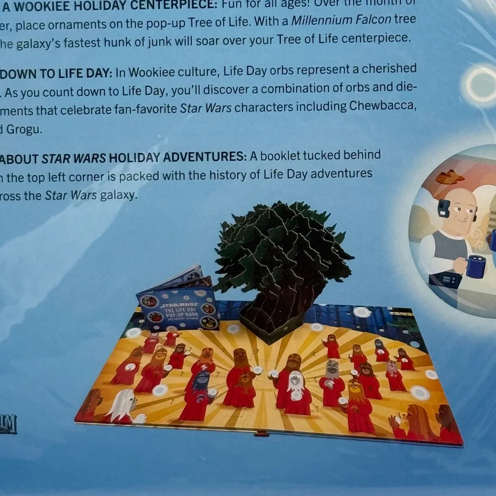 Star Wars The Life Day Pop-Up Book and Advent Calendar Insight Editions New